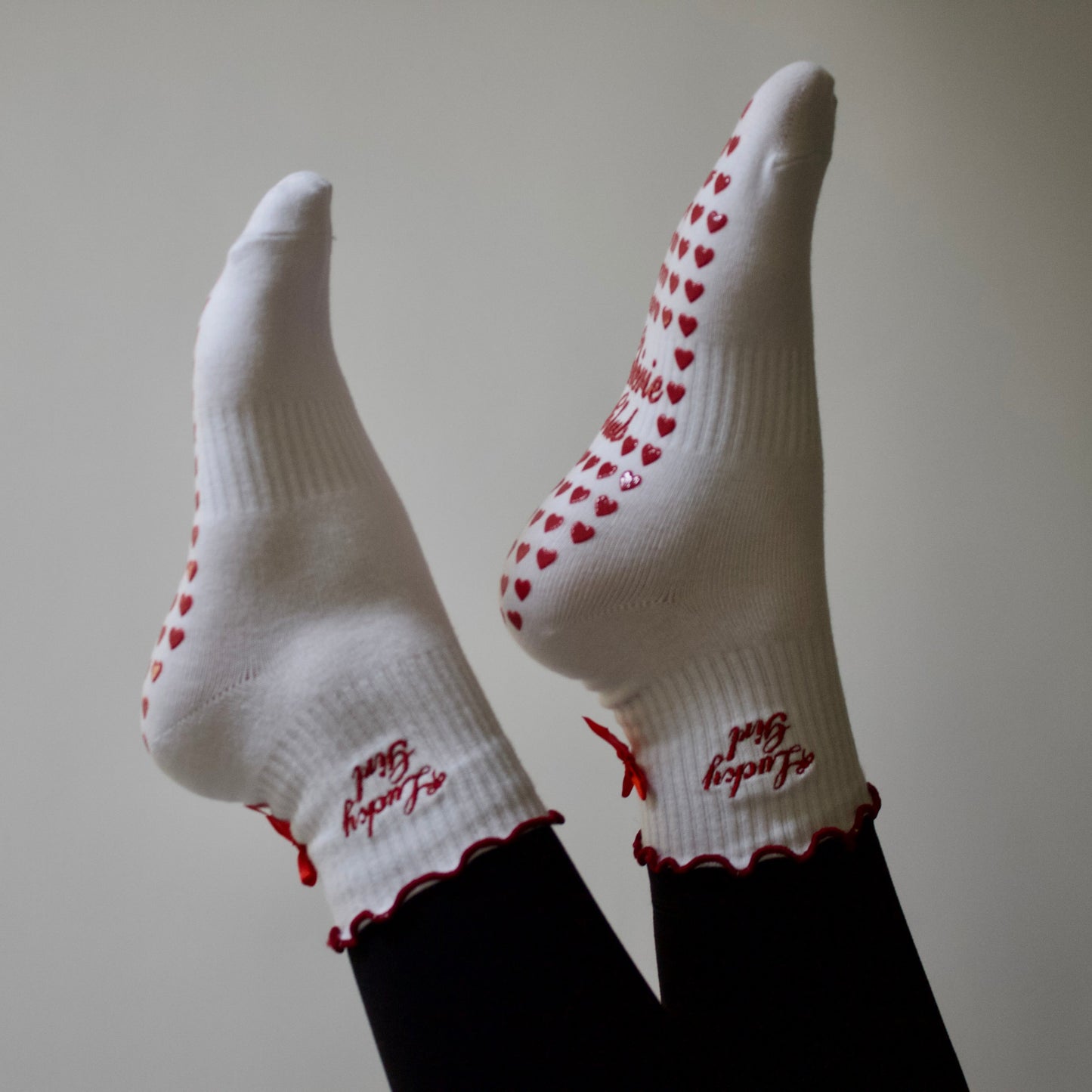 Lucky Girl Grip Socks